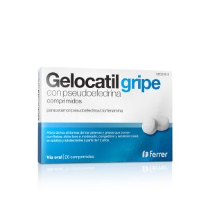 Gelocatil con pseudoefedrina 20 comprimidos <span class="cn-hide">(CN: 886200)</span>
