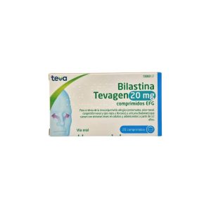 Bilastina Tevagen 20 mg — 20 comprimidos <span class="cn-hide">(CN: 730831)</span>