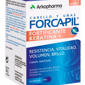 Forcapil Fortificante Keratina+ — 60 cápsulas