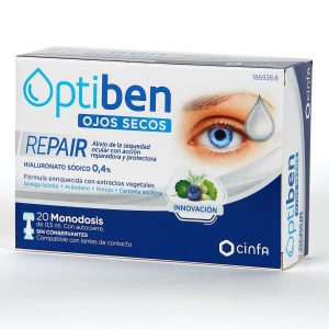 Optiben Ojos Secos Repair – 20 monodosis de 0,5 ml <span class="cn-hide">(CN: 186938)</span>
