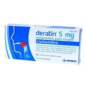 Deratin 5 mg comprimidos para chupar